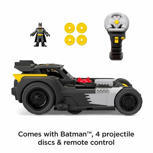 Batimóvil Transformante Fisher Price Imaginext DC Super Friends R/C GBK77 NUEVO - Imagen 3 de 4