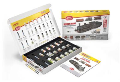 AMMO AMMO.R-1200 Solution-Box ''Deutsche Züge altern, verwittern'' Neu
