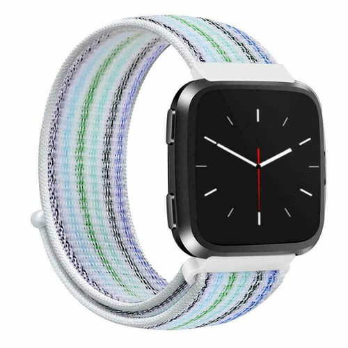 Nylon Bracelet Fitbit Versa 2 1 Lite Band Breathable Soft Watch Strap Woven - Bild 18 von 40