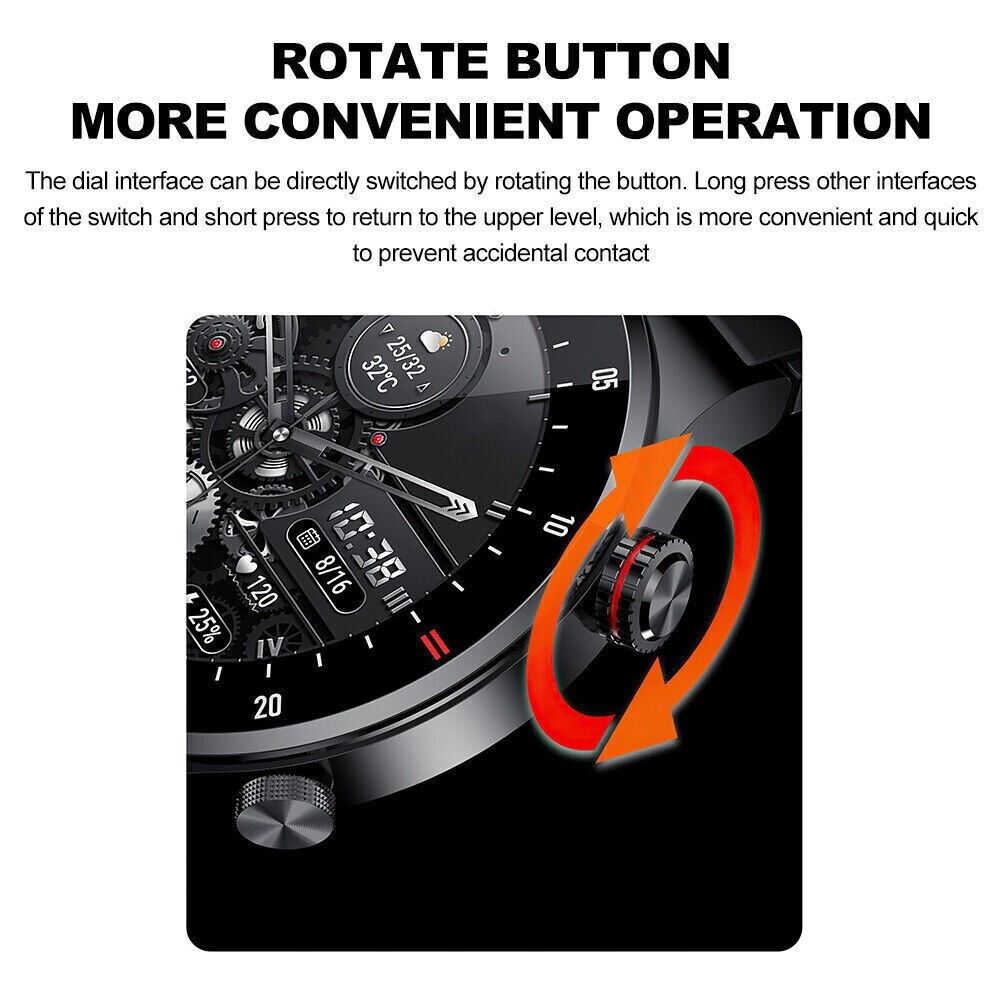 Bluetooth Call Smart Watch Men Heart rate NFC Waterproof Sports Fitness