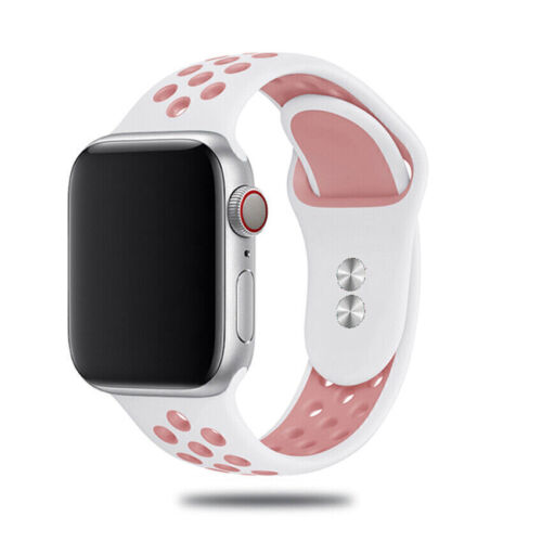 38/41/49mm SILICONE Sport For Apple Watch Strap Band iWatch Ultra2 9 8 7 6 SE 5 - Picture 8 of 45