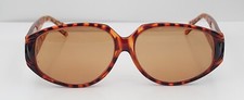 Vintage Diane Von Furstenberg Tortoise Oval Oversized Sunglasses FRAMES ONLY