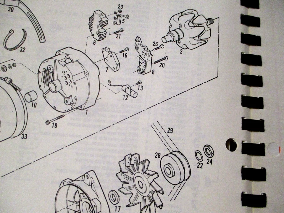 Gleaner R40 & R50 Combine Parts Catalog Manual Book 1991 OEM ac Deutz Allis - Image 4 of 4