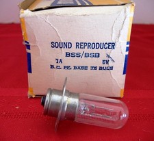 NEW - General Electric Type BSS/BSB 1A 6V Sound Reproducer Lamp Bulb - NEW