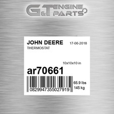 Ar70661 Thermostat Fits John Deere (surplus Open Box)
