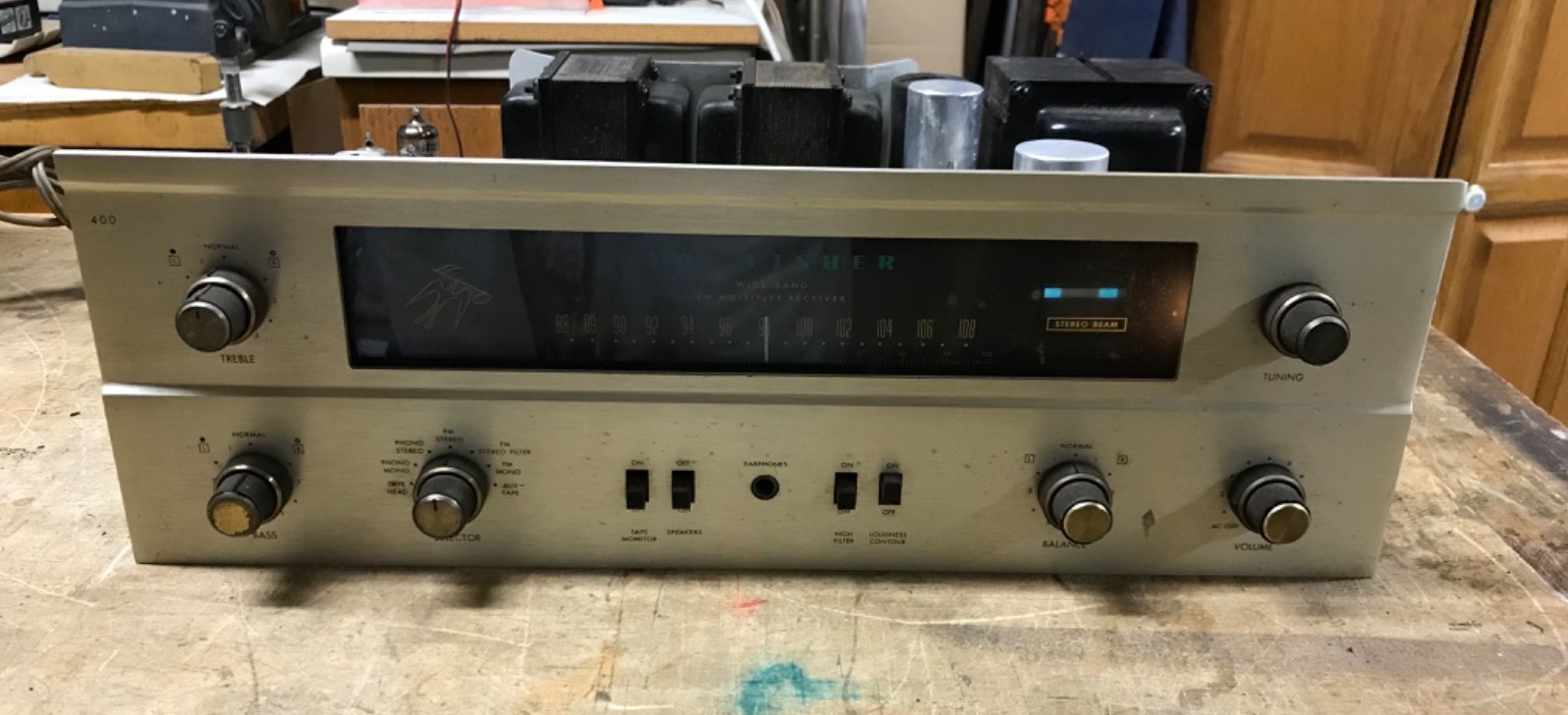 Fisher 400-R vintage audio equipment - eBay listing photo 1