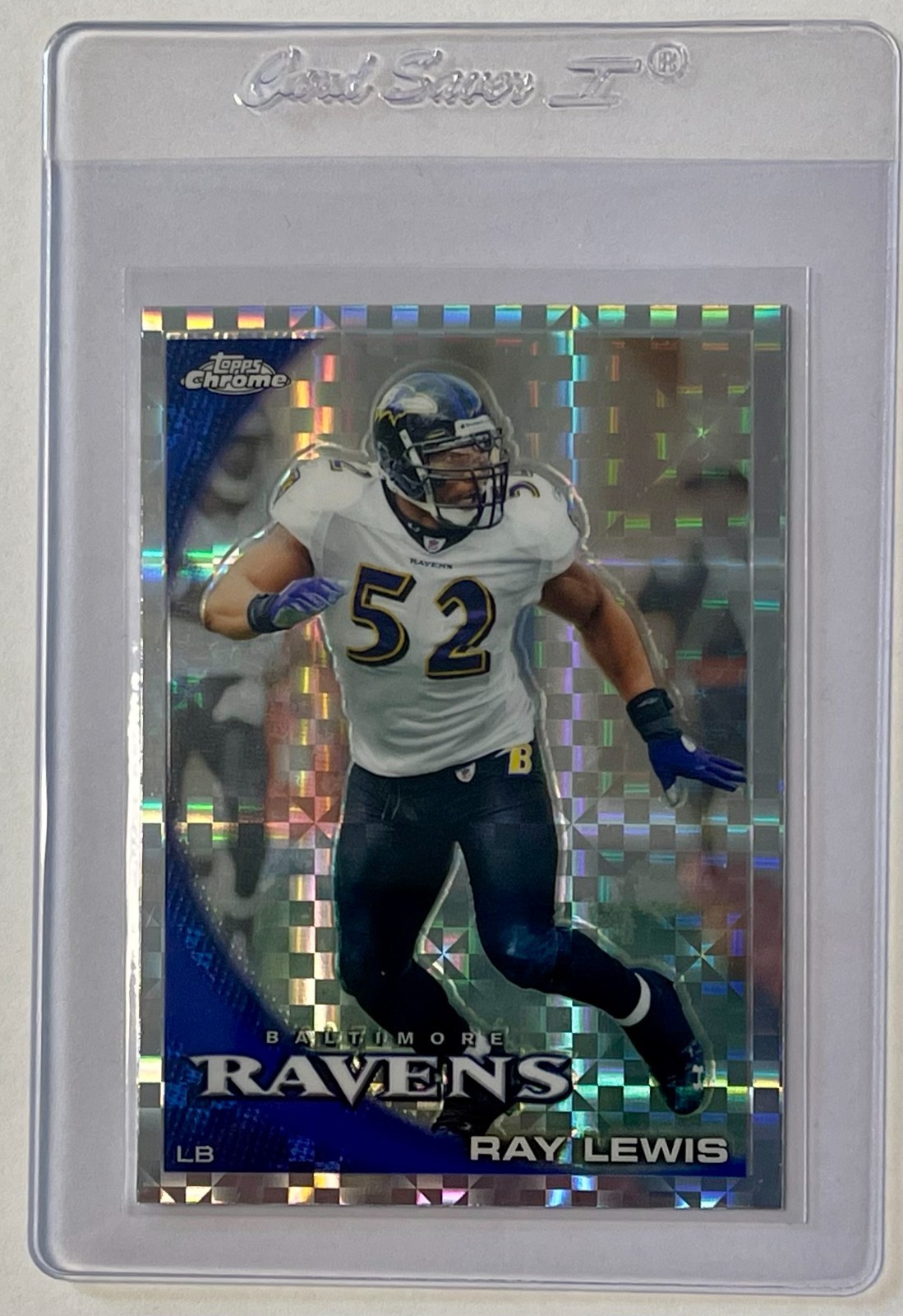 Ray Lewis 2010 Topps Chrome #C116 X-Fractor