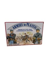 Confederate Infantry by Armies in Plastic in 1/32 scale - 20 figures