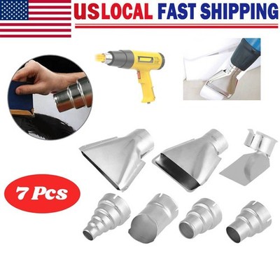 7Pcs 35-40mm Heat Gun Nozzles Kit Nozzles Gun Accessory Replacement Repair Tool