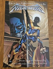 1995 Vintage Nightwing DC Comics Poster
