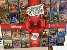 Thomas Kinkade Disney 1000pc 24-Day Advent Calendar Puzzle Christmas/Holidays