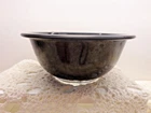 Pyrex #322 Black Clear Bottom Mixing Bowl 7"  1L