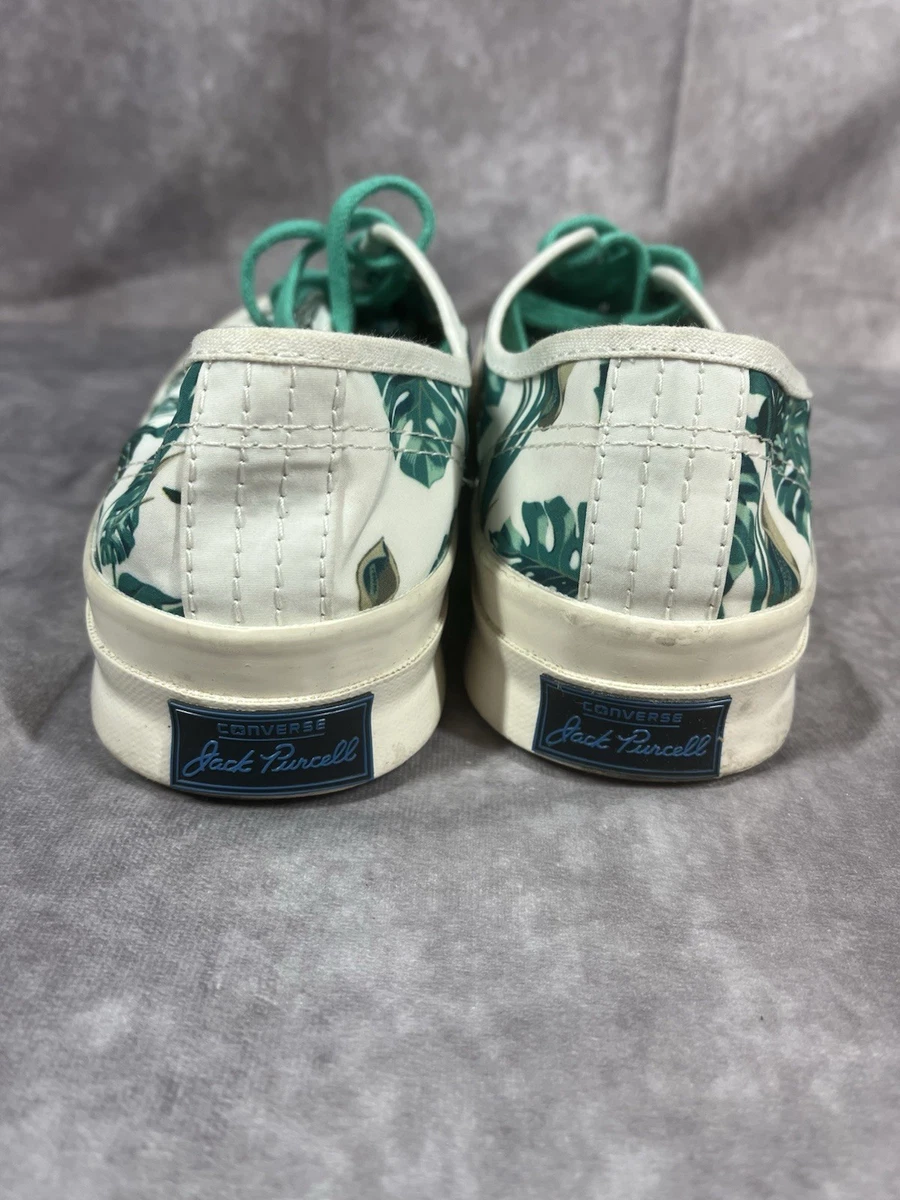Converse Jack Purcell Signature CVO Herren Gr. 9 Wmns Gr. 10,5 Low Tropical Monstera