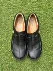 Clarks Un Loop Womens Black Leather Flats Shoes  Unstructured Slip on Size UK 8