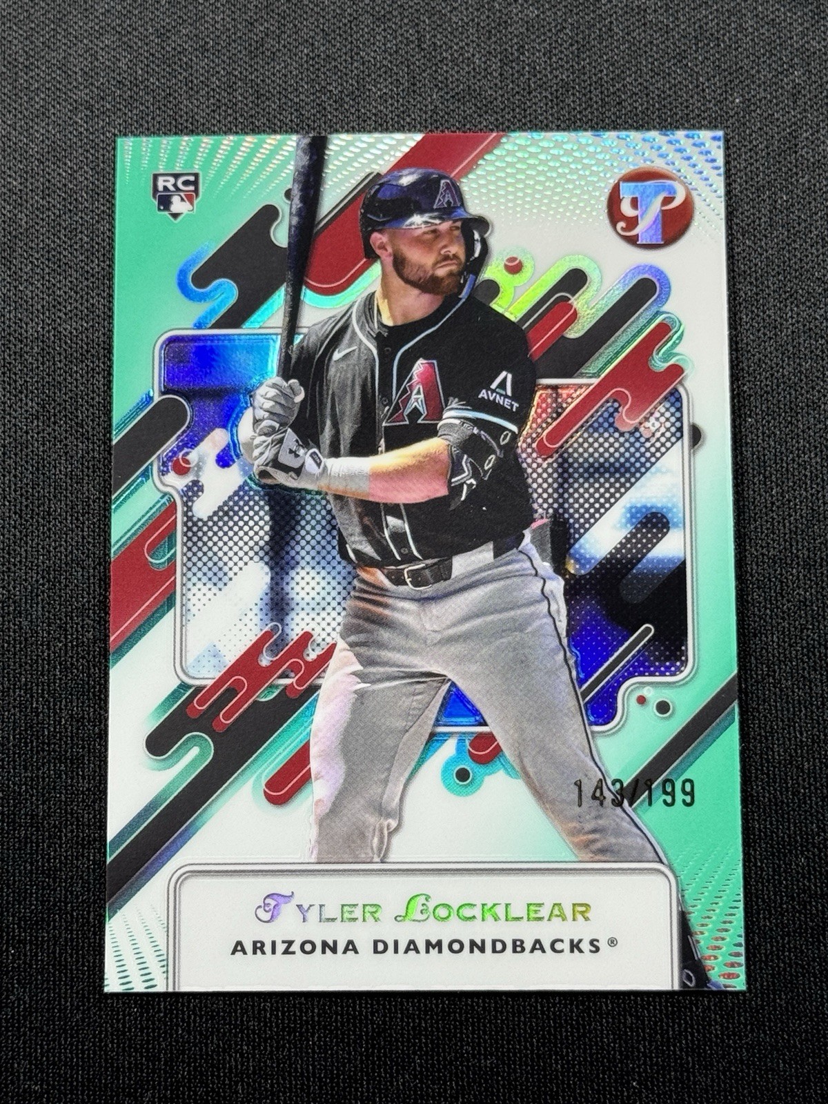 2025 Topps Pristine - Tyler Locklear #30 Aqua Refractor /199 (RC)
