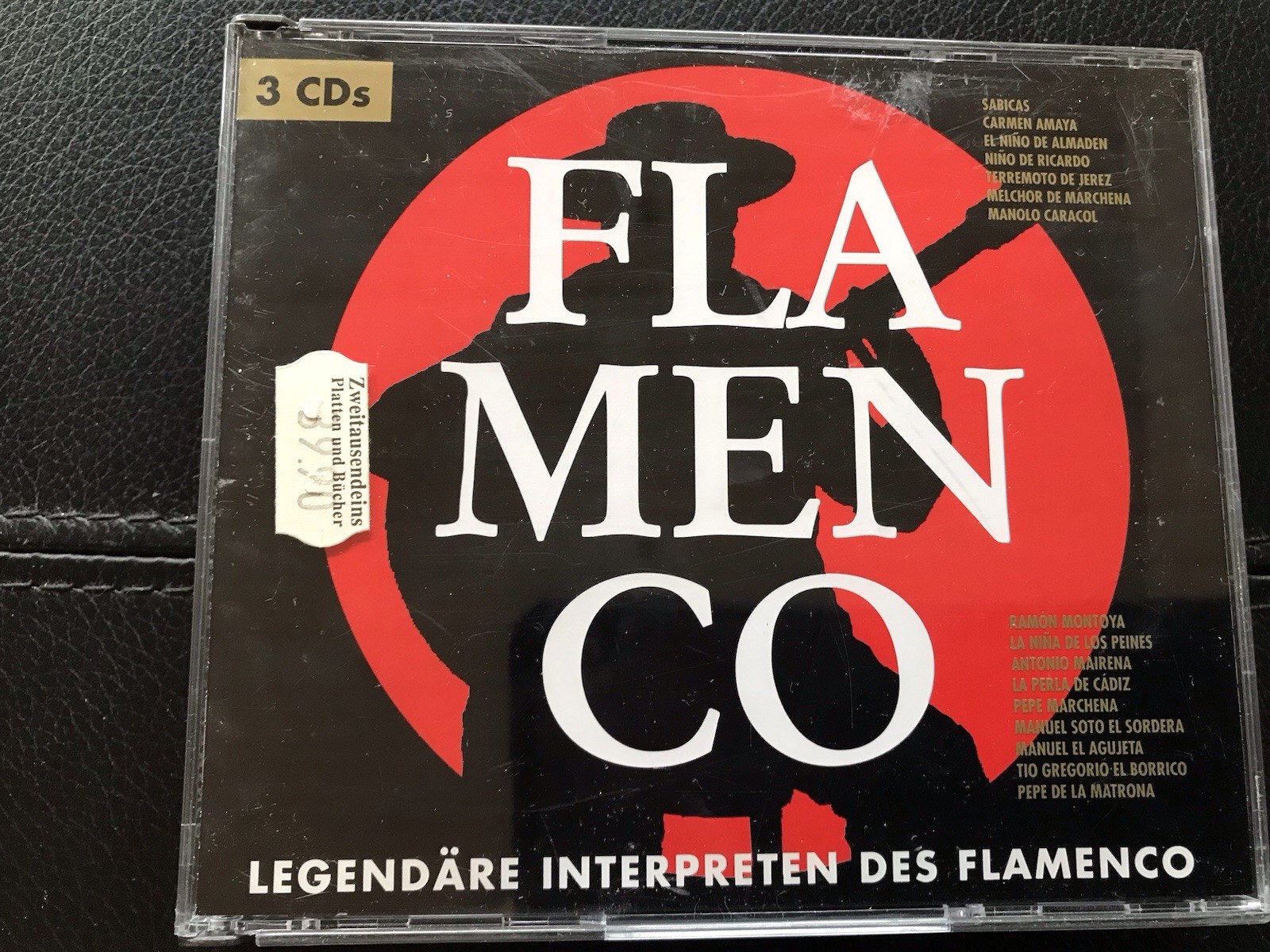 LEGENDÄRE INTERPRETEN DES FLAMENCO , 3 CD BOX 1994 , WORLD , Spain ,