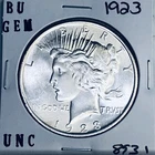 1923 P BU GEM PEACE SILVER DOLLAR UNC MS+++ U.S. MINT RARE COIN 8931
