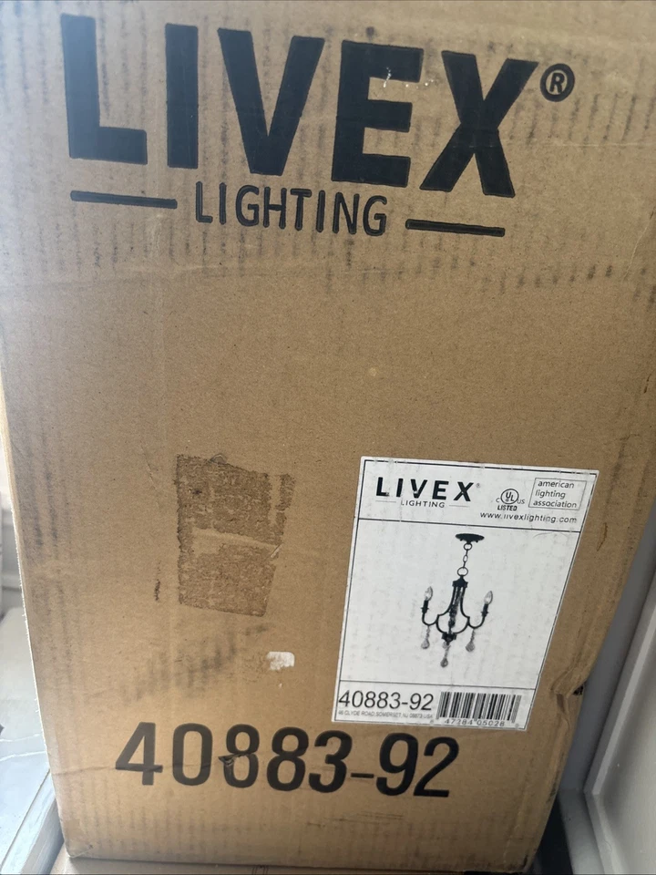Livex Lighting 40883-92 Glendale - Mini araña de 3 luces en nuevo tradicional Foto 2 de 2