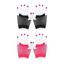 Mesh Short Breathable Stretchy Classic Fingerless Fishnet