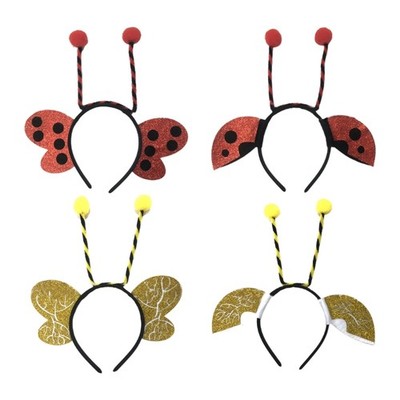 Cosplay Party Bee/ Ladybugs Headband Woman Makeup Washing Face Headwear Supplies