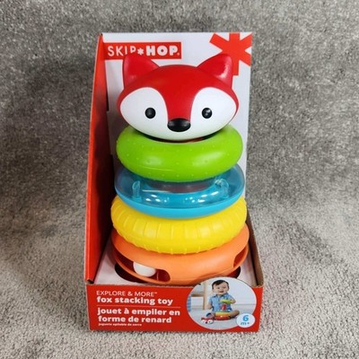 Skip Hop Fox Stacking Toy Baby 6m+ Multicolor Explore & More Rattle