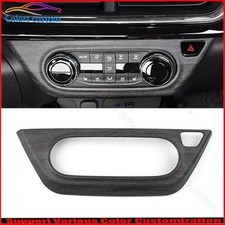 Para Chevrolet Trax 2023-25 Grano de Madera Central Interruptor de CA Marco Cubierta Borde