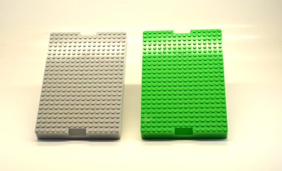 LEGO  Bauplatte 93608 hoch 16x24x2 hellgrau, hellgrün zur Wahl Grundplatte