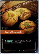 Seal of Strength #163 Prices | Riftbound Origins