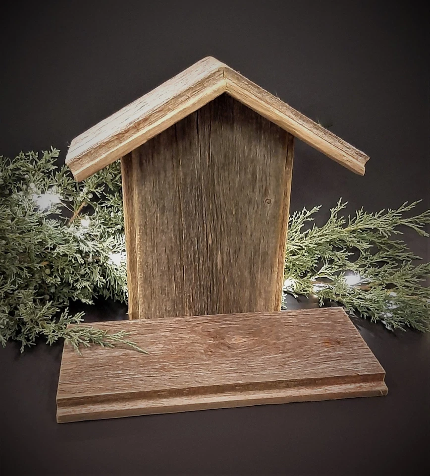 Handcrafted Barn Wood Creche For Willow Tree Holy Family Set (figs not included) - Image 2 of 2
