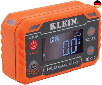 Klein Tools 935DAA Digitale elektronische Wasserwaage und Winkelmesser, LED-Wink