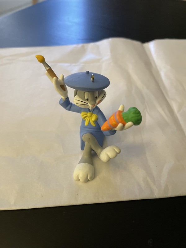 Hallmark Keepsake Ornament Bugs Bunny Looney Tunes 1995 Easter Spring Painter