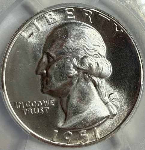 1951 Washington Silver Proof Quarter PCGS PR66 Exact Coin Imaged