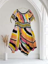 Ashley Stewart Womens Abstract Multi Print Midi Dress Size 22/24 NWT