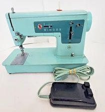 SINGER-337-Sewing Machine-Made In Britain  Working  Vintage 1960s