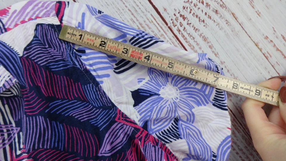 Camisa floral Gloria Vanderbilt para mujer 1X vintage abotonada Bloommingcore artística Foto 3 de 4