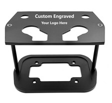 Billet Aluminum Battery Tray Hold Down Box Optima Group 3478 - Custom Engraved