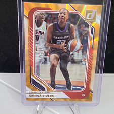 2026 Panini WNBA Donruss Rated Rookie Orange Laser Saniya Rivers Sun #92 63/299