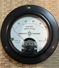 HP / WESTON "Percent Modulation" Gauge Meter Only Weston 301 HP 112-56 Bakelite