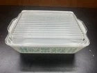 Vintage PYREX Amish Butterprint 0503 1 1/2 Quart Fridge With 503-C Lid USA Made