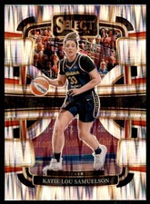 2024-25 Panini Select WNBA Silver Flash Katie Lou Samuelson Indiana Fever #81