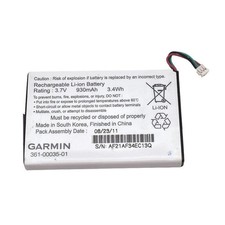 361-00035-01 Battery 3.7V 930mAh For Garmin Nuvi 30/40LM/50/50LM/55LM/55LMT