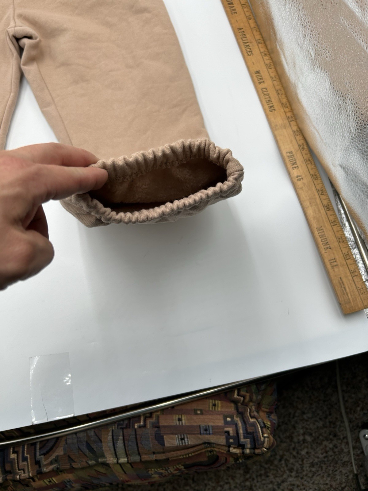 Eric Emanuel EE Basic Sweatpants Cuffed Brown Siz… - image 3