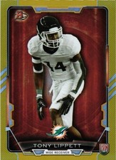 2015 Topps Rookie Card #248 of 399, Tony Lippett, Miami Dolphins. rookie card picture