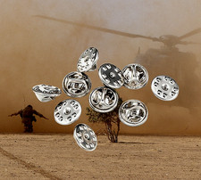 10 x PINS Métal pour attacher médailles & insignes militaires (Légion & Armées)