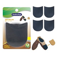 2 Pairs Shoe Heel Pads, Anti-Slip Rubber Heels, Repair Kit w/ Nails  Sandpaper