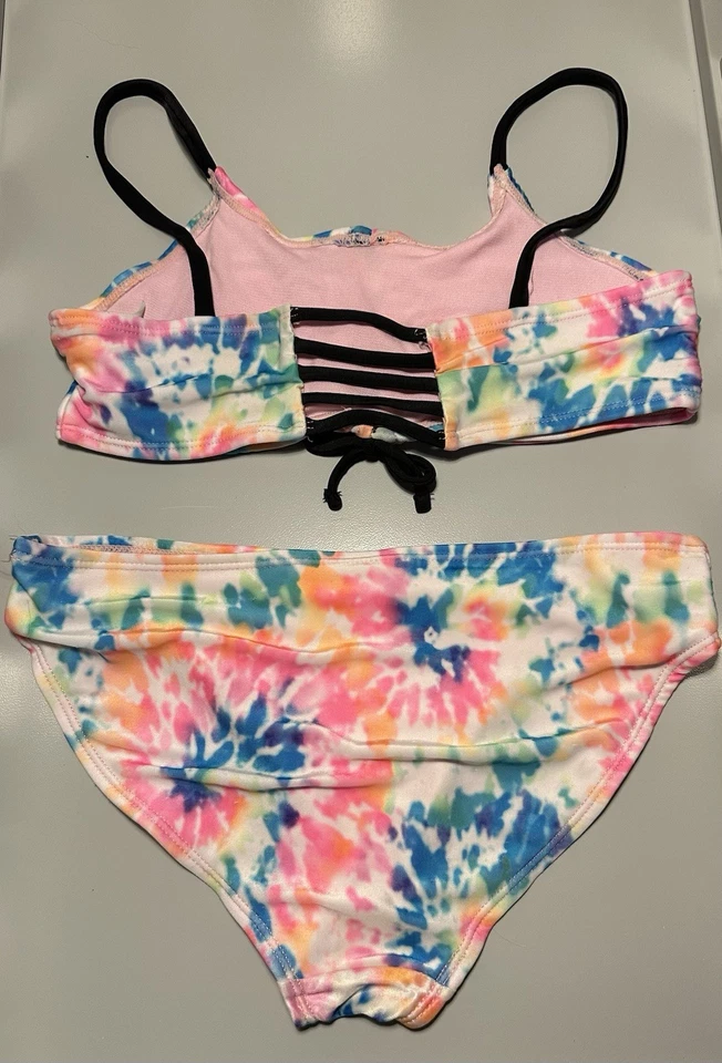 Paquete de 2 trajes de baño Wonder Nation para niñas talla 7/8 Foto 3 de 4