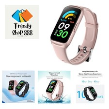 Ultimate MEHRI Fitness Tracker - 100 Sports Modes, 1.47" Touch Screen, Pink