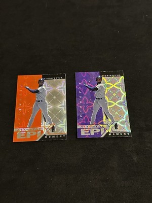 1998 Pinnacle All Star Epix Moment Lot Of 2 Ken Griffey Seattle Mariners