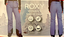 Roxy DryFlight Women's Snow Pant New Blue water/wind resistant breathable Medium