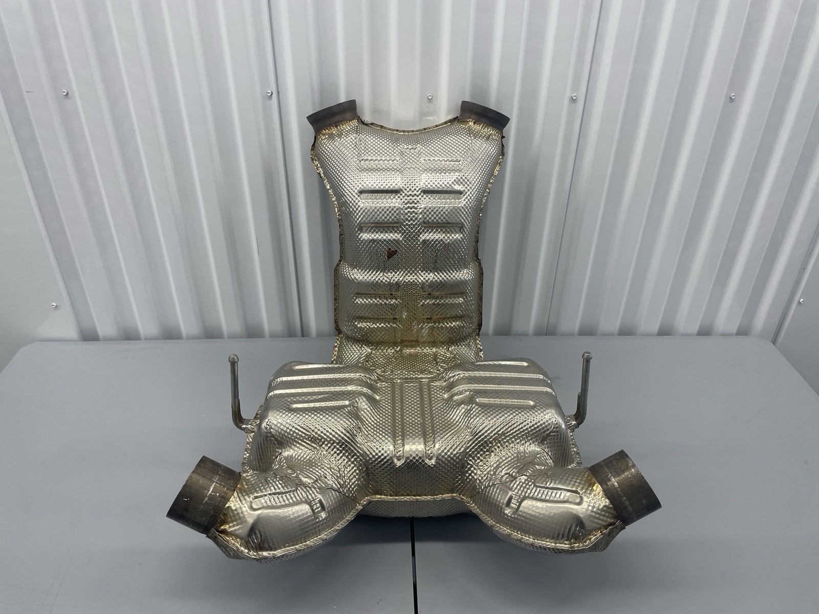 2015-2021 MCLAREN 570S RWD 3.8L REAR EXHAUST MUFFLER PIPE 13HA002CP OEM GENUINE